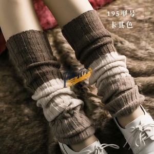 护膝女外穿时尚 可爱韩版 保暖冬季防滑加厚毛线袜套靴套腿套护腿