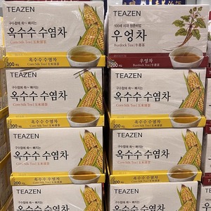 【Costco精选】韩国进口Teazen玉米须茶牛蒡茶包袋泡茶1.5g*200包