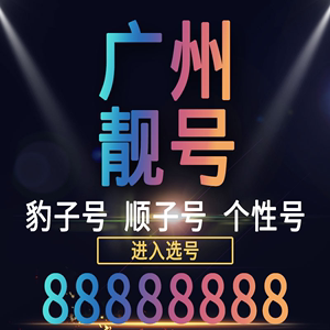 广东广州手机好号靓号码电话卡0月租5g通话王中国联通本地自选