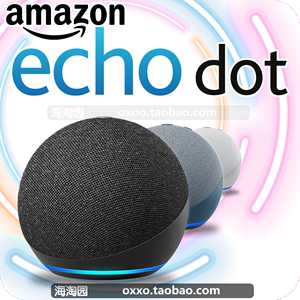 现货亚马逊Amazon echo dot 4代智能音箱WiFi音响alexa时钟儿童