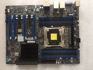 超微 X10SRA-F X10SRA 图形工作站主板 LGA2011 单路X99主板 GPU
