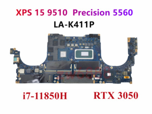 戴尔 XPS 15 9510 Precision 5560主板LA-K411P i7i9 3050 3050ti