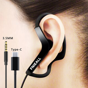 挂耳式运动跑步耳机有线久戴不痛不伤耳typec手机通用带麦线控新