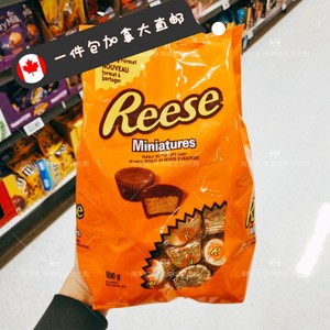 加拿大 好时HERSHEY’S Reese's花生酱牛奶夹心迷你巧克力900g