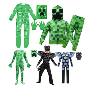 Minecraft我的世界同款衣服男孩童装钻石铠甲勇士cos服装万圣节