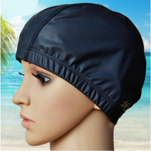 新款夏艳PU涂层泳帽防水透气护发舒适男女通用PU帽游泳帽游泳装备