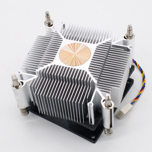 铜芯CPU散热器1366 2011双路服务器主板 X99 X79 X299CPU风扇静音