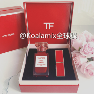 现货 TOMFORD TF限量LOST CHERRY樱桃红管口红香水礼盒套装落樱甜