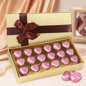 德芙心语巧克力礼盒18粒心形巧克力送女友520生日礼物护士节礼品