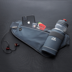 跑步腰包带水壶女晨跑手机专用包马拉松贴身腰带男士户外运动装备