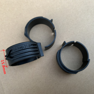塑料制自行车夹环前拨34.9转31.8黑色镂空变径环前拨变径套转换衬