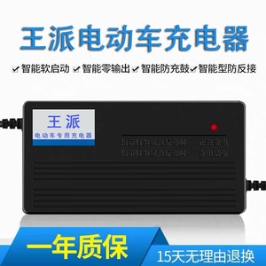 适用王派电动车电瓶充电器36V12AH48V20AH60V30AH72V32AH