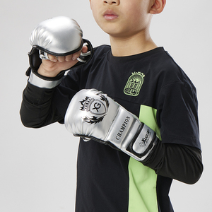 半指儿童拳套MMA专业训练拳套综合格斗成人分指拳击手套沙袋拳套