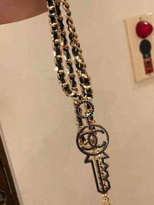 Chanel香奈儿大都会金钥匙项链腰链多用挂饰 未使用