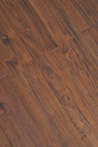 桃花芯纯实木地板原木家用胡桃木色厂家直销18MM美式出口家装地板