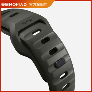 官方同款材质新款适用苹果Ultra2 iwatch手表带男女applewatch9运动氟橡胶49/45/44/42/41/40/38mm美国NOMAD