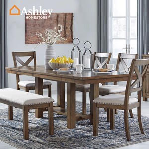 Ashley爱室丽D631 实木餐桌饭桌家具白蜡木实木小户型家用长方形