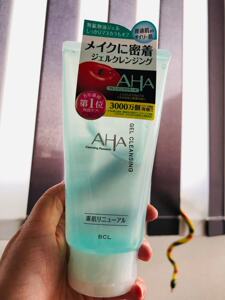 日本代购BCL AHA果酸柔肤酵素深层清洁卸妆啫喱145g