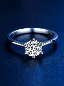 培育钻石戒指人造钻戒女士喜欢的指戒送礼求爱女神一克拉