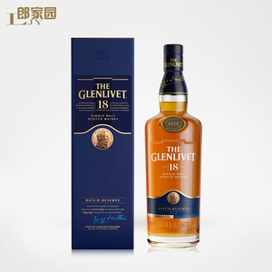 洋酒包邮Glenlivet 18YO Excellence格兰威特18年单一纯麦威士忌