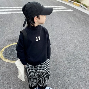 韩国高品质童装男女宝宝高领打底衫儿童兔绒包芯纱纯色百搭软毛衣