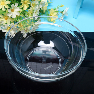 diy手工制作水晶泥史莱姆搅拌碗亚克力塑料防摔仿真透明玻璃圆碗