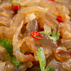 海蜇丝凉菜海蛰海蜇头5斤商用即食凉拌菜哲菜海泽菜海蜇皮脆正宗