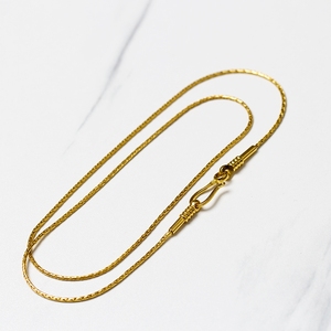 铜合金项链 尼泊尔手工绳可拧开穿T珠简单挂链方便易用(不含坠)
