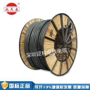 成天泰 电缆电线YJV2芯3芯4芯5芯10/16/25/35/平方国标纯铜硬电缆