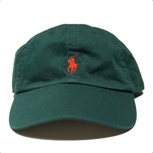Polo Sport Ralph Lauren Dad Hat 刺绣弯檐帽圆顶帽子皮扣棒球帽