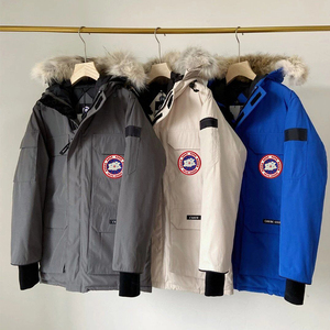 大鹅羽绒服08远征男款2023冬季新款加拿大风格派克大衣加厚棉服女