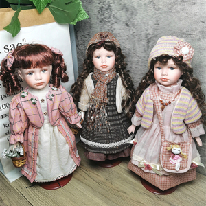 出口欧洲美国陶瓷娃娃创意家里家居卧室客厅办公室生日七夕情人节