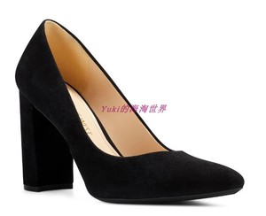 包关税 美国代购玖熙nine west 9.3CM 粗高跟尖头单鞋 Astoria