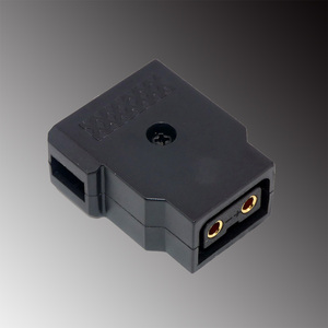 D Tap母头 B型口 V口电池电源转接线插头 摄像机供电头 2孔 促销