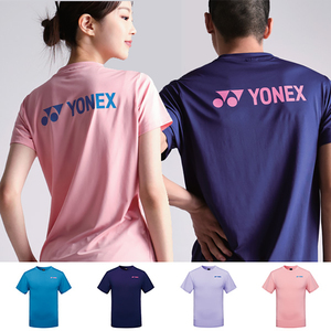 24春夏新品韩国YONEX尤尼克斯羽毛球服男女速干吸汗基础款T恤短袖