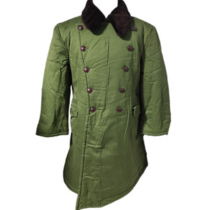 库存正品收藏65式羊毛大衣羊皮大衣78式涤卡干部服战士加厚军绿色