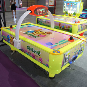 萌鸡双人曲棍球机桌上冰球台空气悬球桌电玩城气垫球儿童游戏机