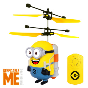 小黄人飞球悬浮玩具会飞的儿童手控感应飞行器遥控飞机飞天小魔球