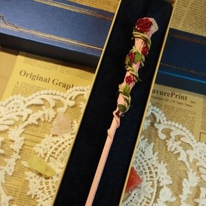 原创魔杖哈利波特私人定制定做可刻字道具手作魔法觉醒玫瑰款式