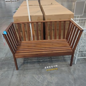 IKEA宜家国内代购贝特侯姆 长椅户外躺椅实木沙发椅135×62×85cm