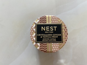 Nest 鸟巢香薰蜡烛中样27g，味道是 结晶姜和香草豆味