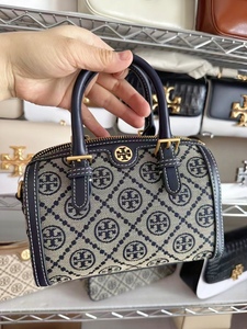 ｛现货｝Tory Burch TB monogram 老花波士顿女包mini