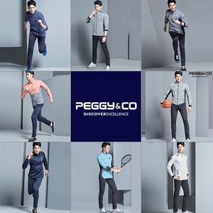 羽毛球服装男套装 佩吉酷服正品修身运动服运动韩国外套长袖peggy