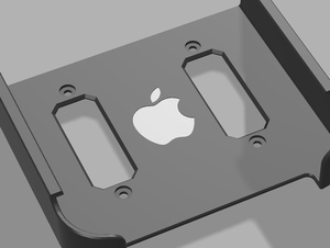 苹果MacMini M1/M2款壁挂支架底座挂架VESA兼容2020M1/M2芯片新款