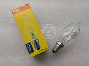 佛山照明FSL E14 220V烛形灯泡 25W40W60W 尖泡透明磨砂20只包邮