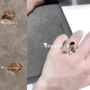 购物狂在英国代购 Tiffany Co 蒂芙尼 女士 18k黄金蝴蝶花戒指