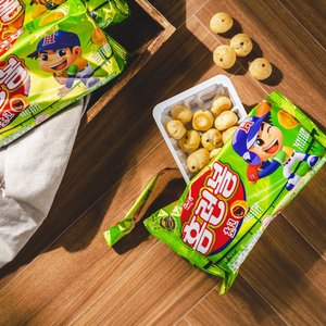 提拉米苏海太夹心泡芙球饼干巧克力儿童韩国进口零食