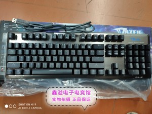 E－3LUE/宜博K727/K752合金版游戏背光电竞真机械游戏键盘104键