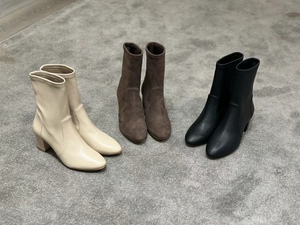 美国代购Stuart weitzman/SW Ariana 60袜靴麂皮女士靴子短靴皮面