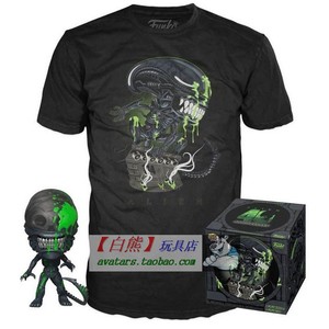 正品 FUNKO POP 收藏盒子 异形 Alien 40周年 新变体Neomorph T恤